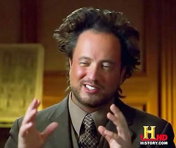 Ancient Aliens Guy meme template