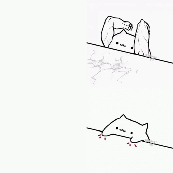 Bongo Cat blank meme template
