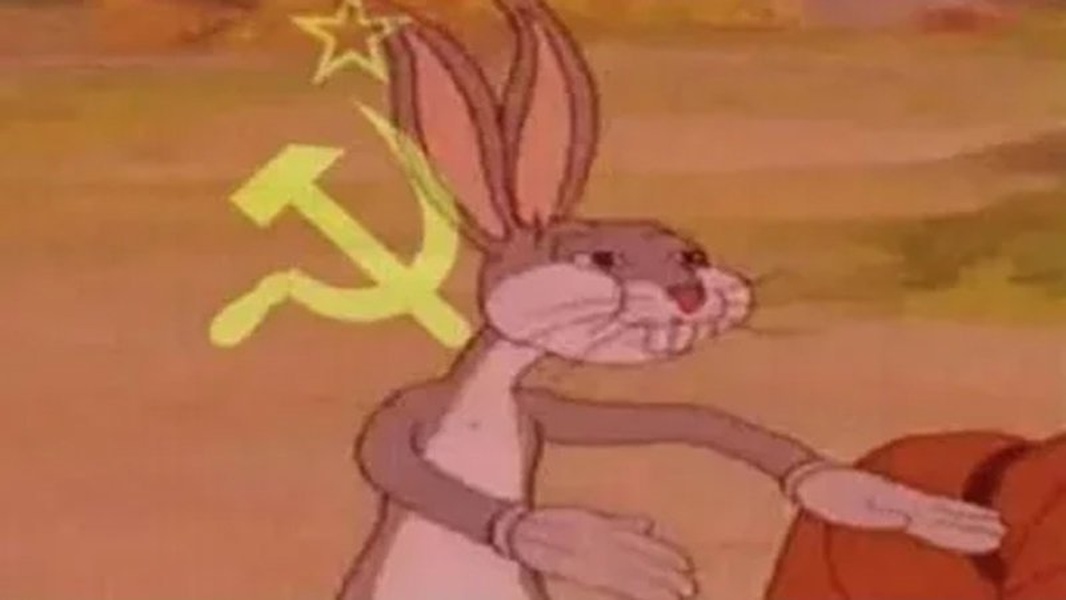 Communist Bugs Bunny blank meme template