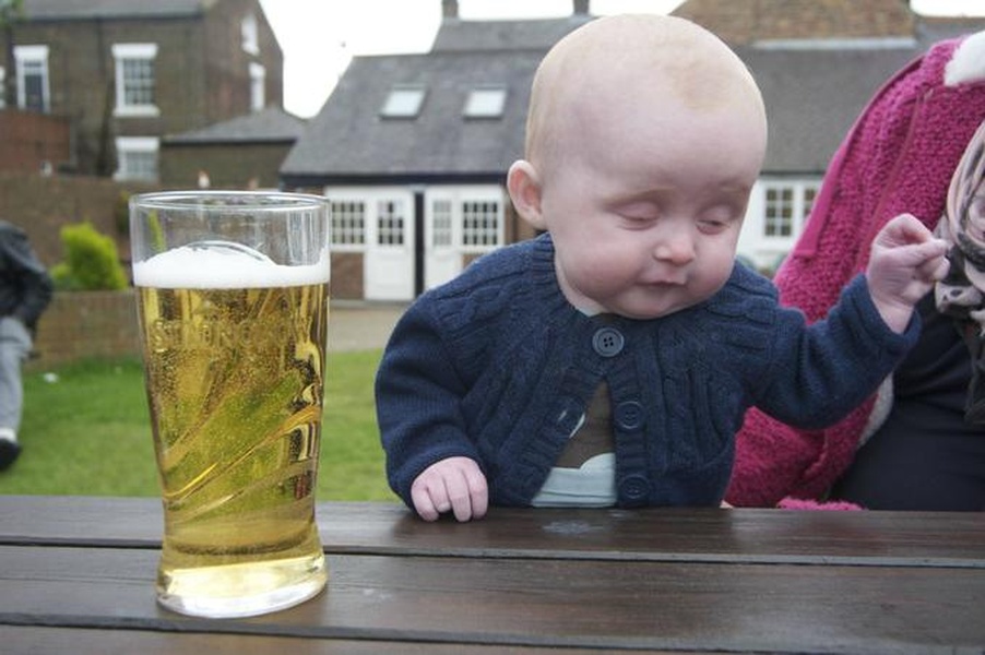Drunk Baby meme template
