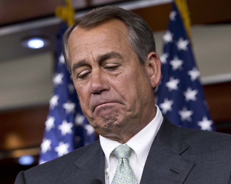 Sad John Boehner blank meme template