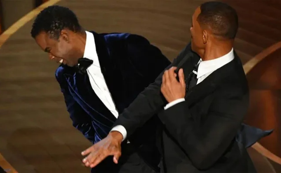 Will Smith Slapping Chris Rock meme template