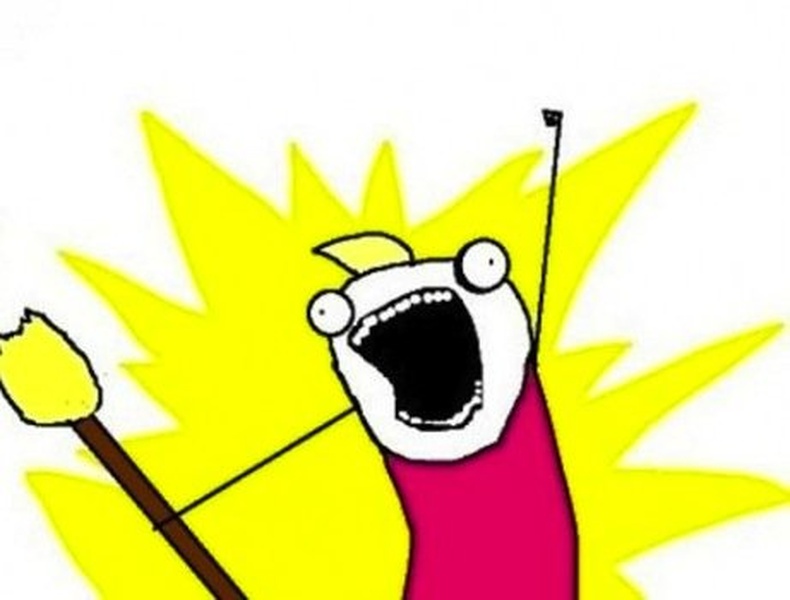 X all the Y blank meme template