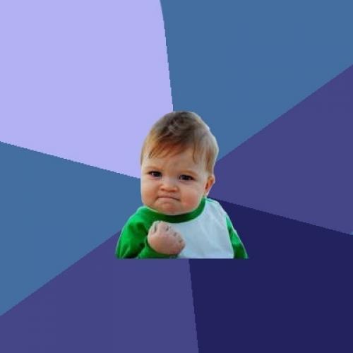 Success Kid blank meme template