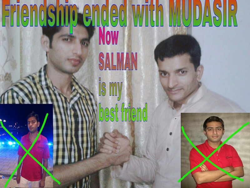 Friendship ended blank meme template